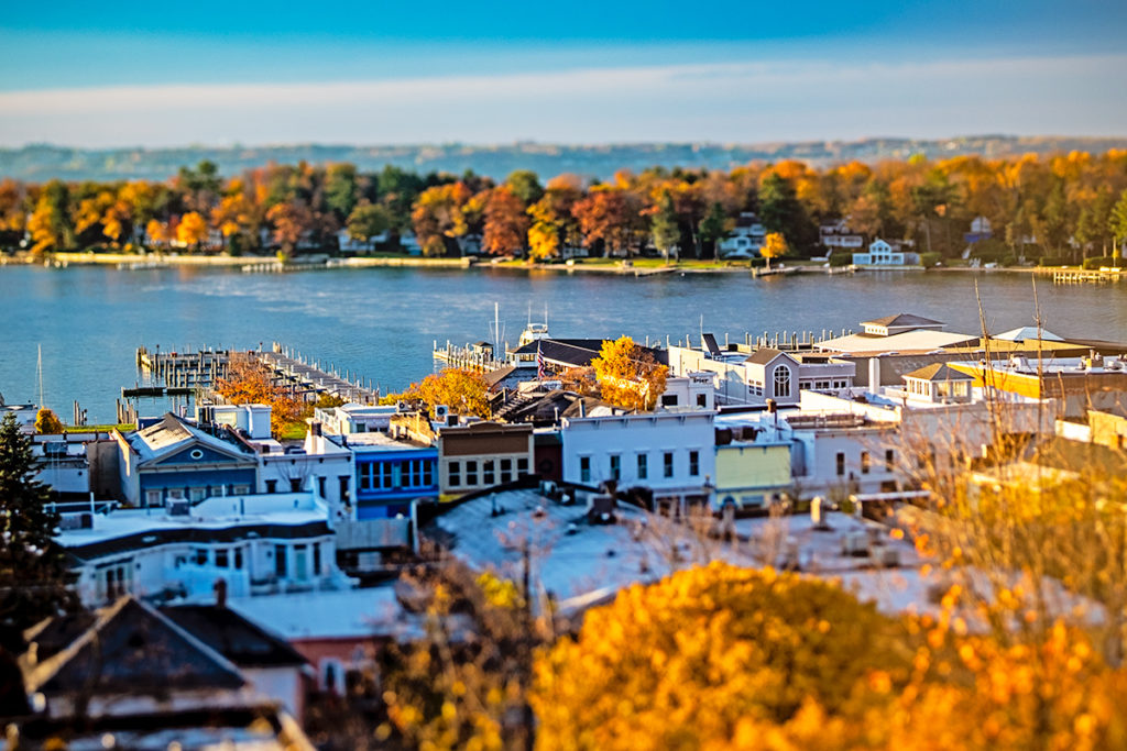 Harbor Springs in the fall.