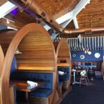 Stafford's Pier Restaurant Barrel Booths